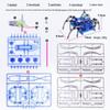 Electric Crawling Spider Robot Kit: Science Experiment & Teaching Aid