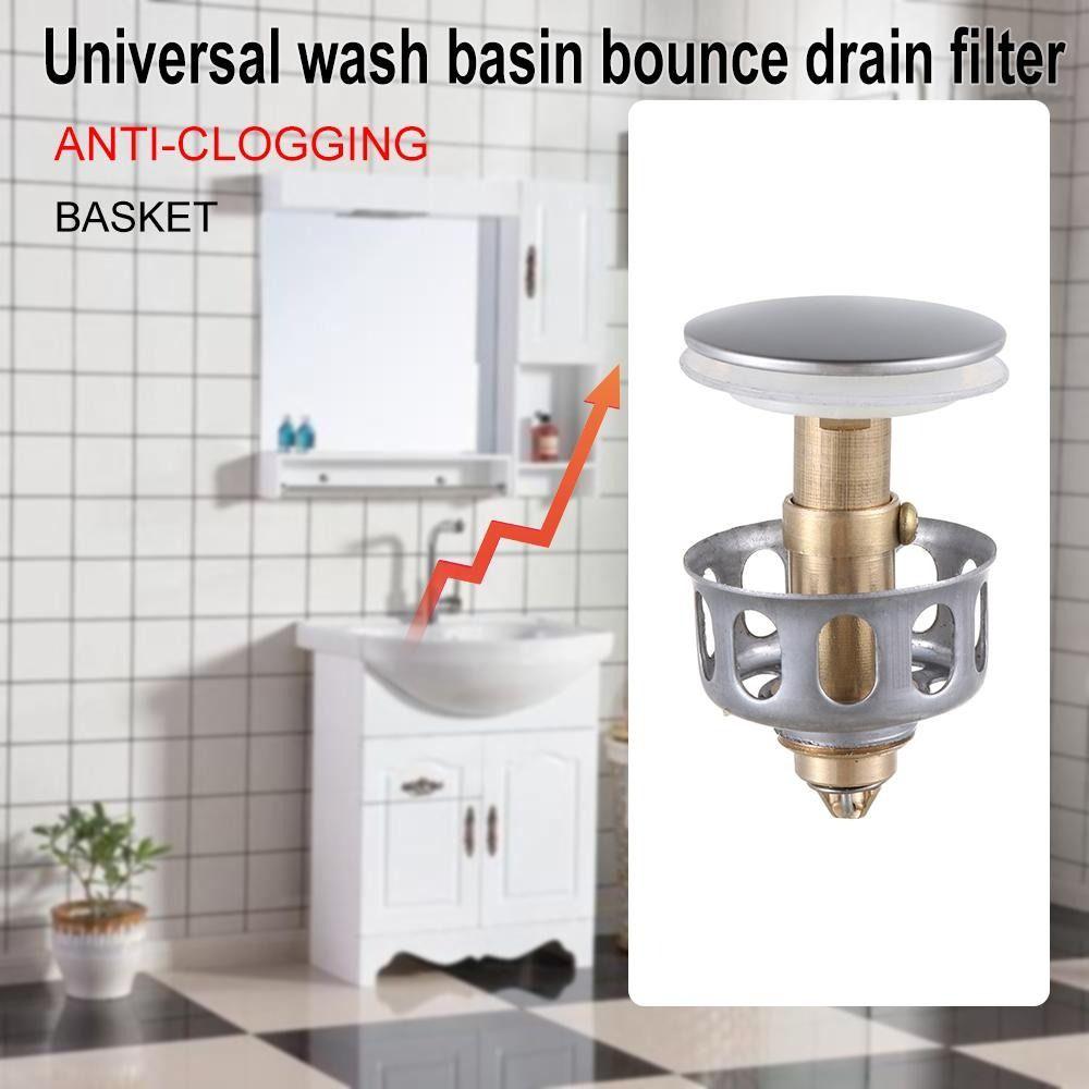 2 Bucăți Baterie Baie Lavabo Dop Păr Sistem Duș Miez Săritor pentru Chiuvetă Baie