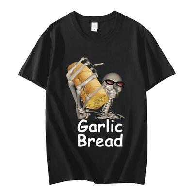 Knoblauchbrot T-Shirt Männer Frauen Mode T-Shirts Baumwolle T-Shirt Kinder Hip Hop Tops T-Shirts Jungen T-Shirts Y2k Kleidung Unisex T-Shirt Rapper