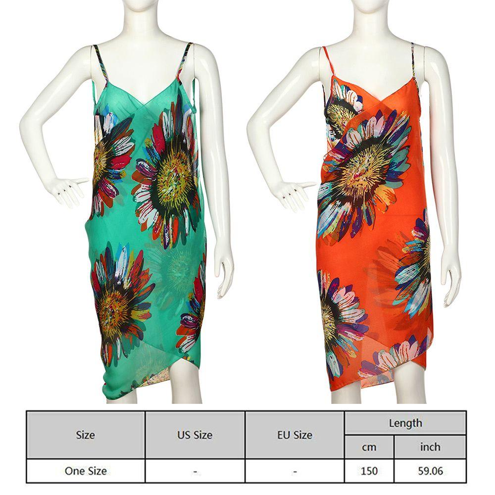 Summer Beach Suspenders Swimsuit Bikini Cover Up Swimsuit Dress Backless Skirt