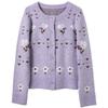 Sancai Floral Knit Cardigan