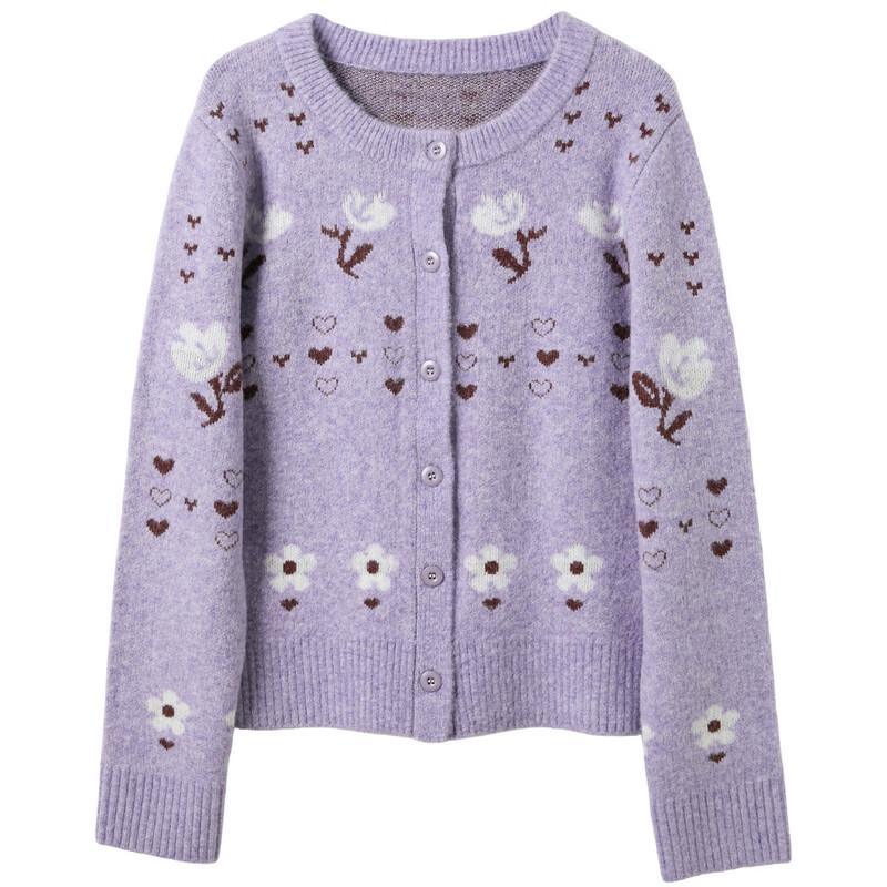 Sancai Floral Knit Cardigan