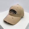 Spring and Summer Style Old Ripped Soft Top Baseball Hat for Women Korean Style Little Casual and Versatile Couple Baseball Cap