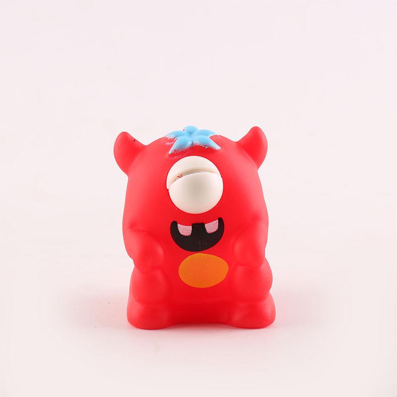 Creative Squeeze Cartoon Blasting Eye Monster Decompress Pranks Decompression Vent Toy Gifts K28