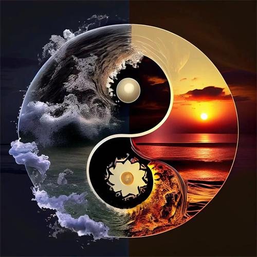 Diy Diamond Painting Tai Chi Landscape Full Square Round Embroidery Mosaic Sunset Sea Handmade Home Decor