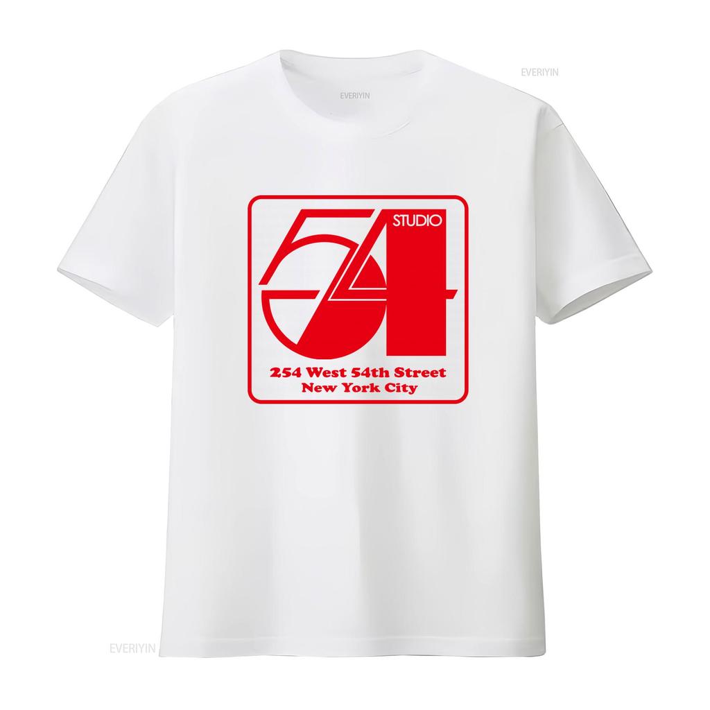 Studio 54 New York Disco Mirror Ball Soul 70S 80S Night Club T Shirt Vintage Washed Graphic Stretched Casual Breathable