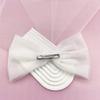Flower Girl Veil Bow Veils with Hair Clip Wedding Hair Accessories White