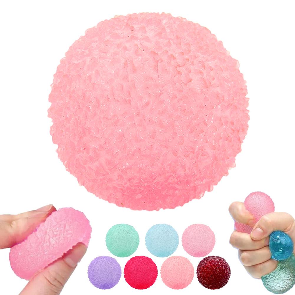 

Stress Relief Softness Ice Ball Maltose Fidgets Toy Soft Pink Mochi Slow-rebound Squeeze Toy Anti-Stress Toy for Adults вишня