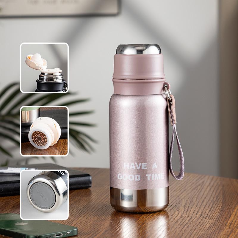 2026 Stylish Thermos Cup: Durable 316 Stainless Steel for Students, Ideal for Tea Brewing
