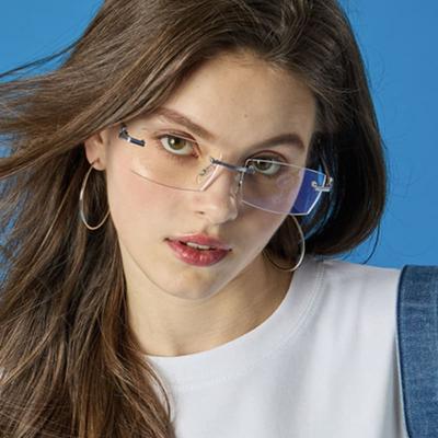 KOLEAT Titanium Geek Chic Transparent Blu-ray Blocking Mini Glasses [MSTG]