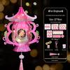 Mid-Autumn Festival Handmade Ancient Style Lanterns - DIY Flower & Palace Luminous Projection Lanterns for Children