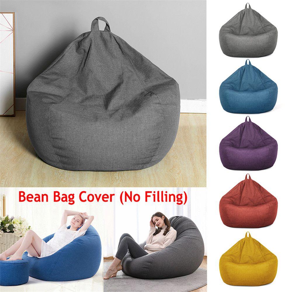 Filling Home Decor Sofa Couch Cover Chair Sofa Cover Snugly Gamer Chair Large Bean Bag Lazy Lounger