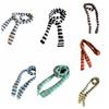 Harajuku Striped Scarf Collocation Clothing Accessories Knitted Shawl Long Narrow Scarves  Winter