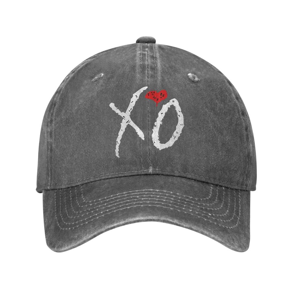 Unisex The Weeknd Muzikinio Turo XO Logotipo Kepurės Aksesuarai Beisbolo Kepurė Klasikinė Trucker Kepurė Reguliuojama