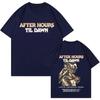 Fans Music Crewneck Loose Tee The Weeknd  After Hours Til Dawn World Tour Fashion Cotton Short Sleeves Tshirt Cozy Clothing