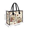 Cute Ghost House Print Tote Bag Casual Large Capacity Handbag
