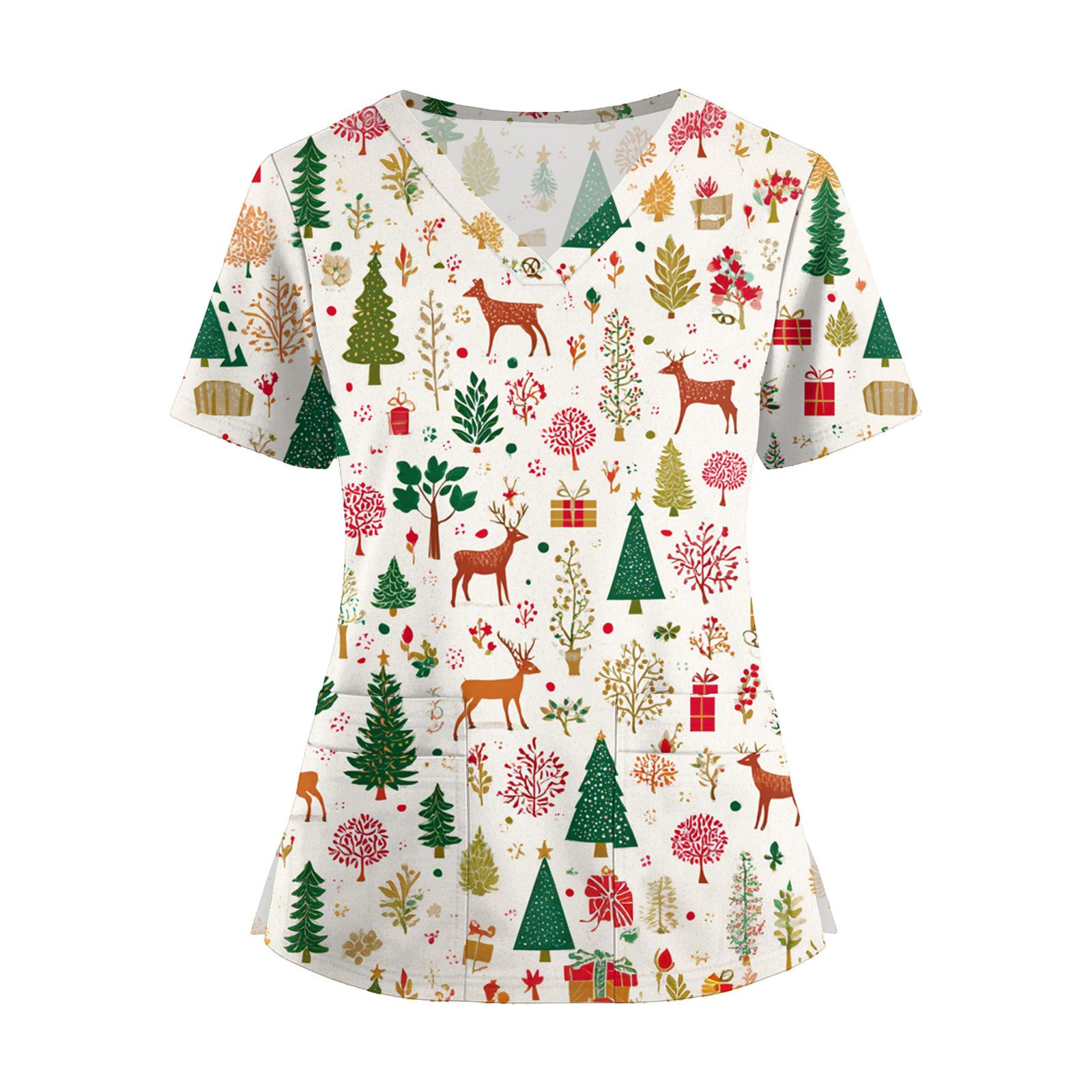 

Жіноча мода Комбінезон з V-подібним вирізом та короткими рукавами з кишенями Принтовані топи Одяг XXXL