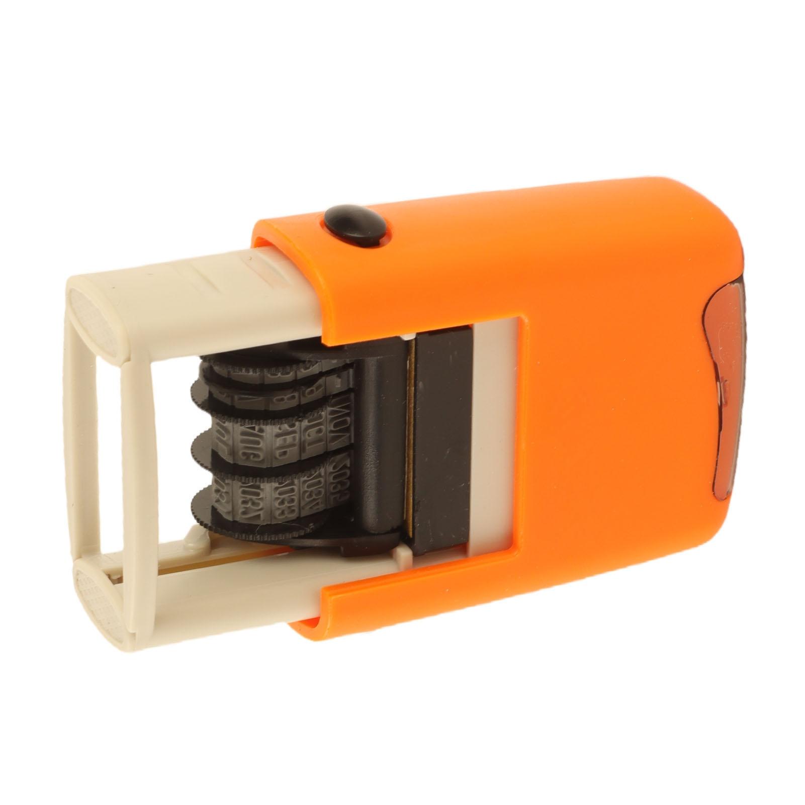 25x2.8mm English Date Stamp Clear Stamping Quick Drying   Date Stamp for Study Work Life