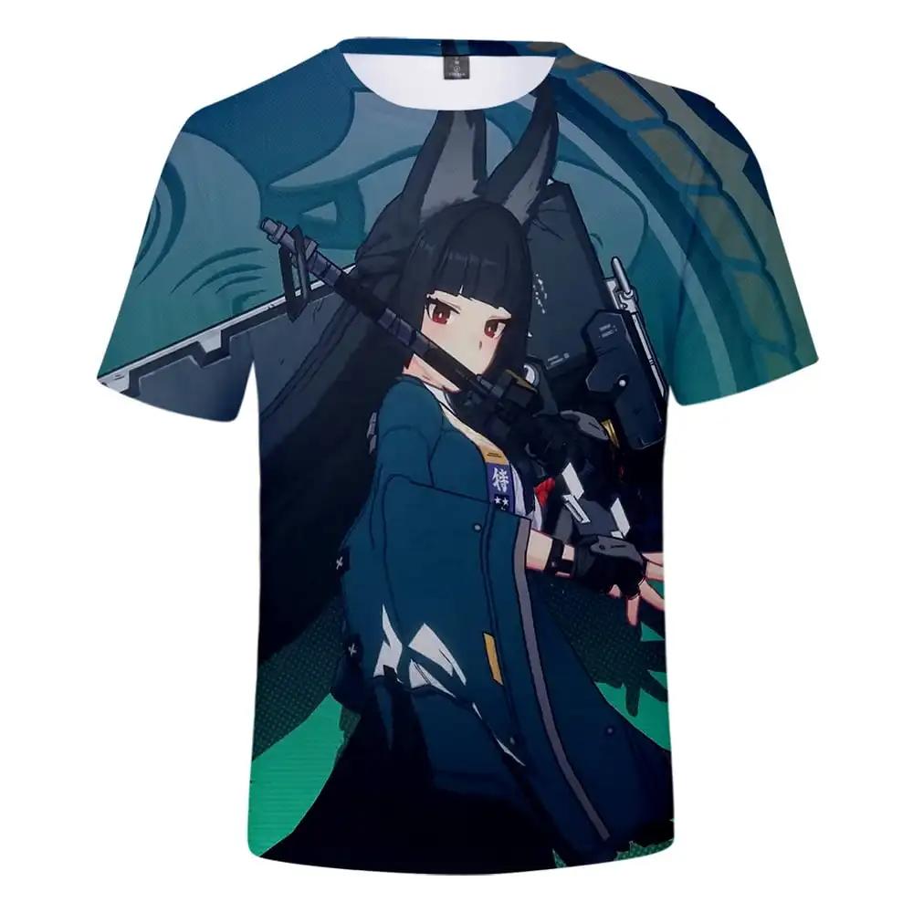 Zenless Zone Zero T-shirt Game 3D Printed Oversized Men's T-shirt Street Fashion Round Neck Short Sleeved Men's Clothing