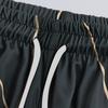 Men's Funny Beach Shorts Slim Drawstring Black  Series 3D Printed Shorts With Pockets