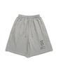 D.XO.H Thunder Label Printed Half Pants Gray