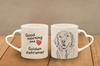 Golden Retriever - cup with a dog, adorable cup with a heart-shaped handle, universal gift from the Art-Dog brand