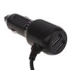 Super Fast Car Charger Three Port Vehicle Power Charging Cable Cord Mini USB 5V2A Power Charging Cord Double USB Port