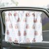 Embroidered Car Window Sunshade UV Protection Rear Side Window Curtain  For Kid Baby Children