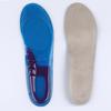 Two-Color Honeycomb Silicone Running Insole - Breathable, Shock Absorbing, Free Cutting with Flocked Surface