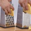 Cheese Grater Four-Sided Non-Slip Handle Kitchen Gadgets Cheese Shredder Food Grater for Fine Medium Coarse Slicing Vegetable