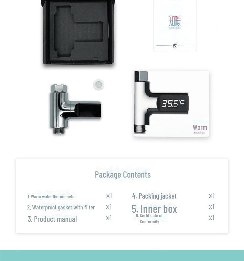 Zhinuan Bath Thermometer: Measures and Displays Temperature for Baby Baths and Indoor Use