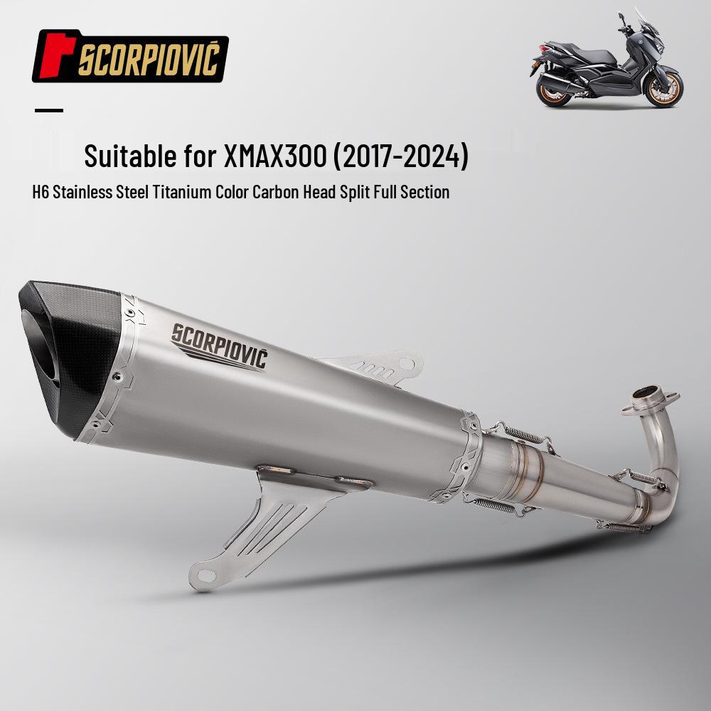 2017-2024 XMAX300 Scooter Motorcycle Moped Exhaust Modification Kit