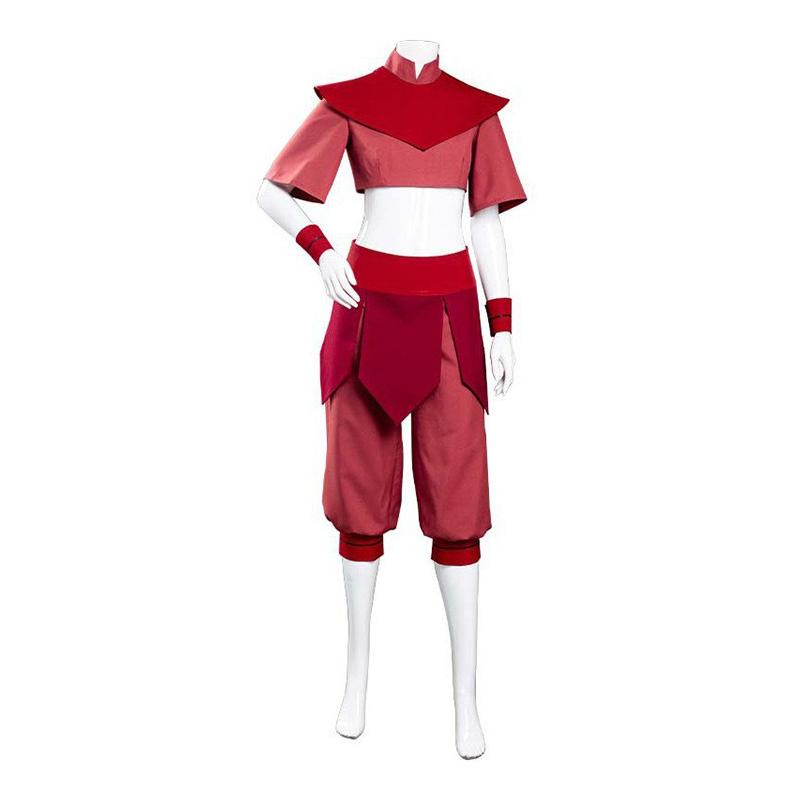 Anime Avatar The Last Airbender Katara Fire Nation Aang Cosplay Costume Adult Women Halloween Carnival High Quality Clothes