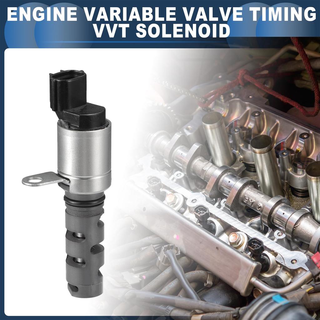 INFINAUTO Engine Variable Valve Timing VVT Solenoid for Toyota Prius C 2012-2019 Silver Tone 1 Pcs
