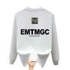 American Heavy Trendy Brand Pure Cotton Printing Men'S Long-Sleeved T-Shirt Spring And Autumn Sweater Casual Round Neck High-End T-Shirt