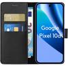 Case for Google Pixel 10a - Black Wallet Magnetic Flip Cover Card Holder Phonillico®