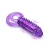 Jelly Bullet Double Penis Cock Cage Rings Anal Vibrator Masturbator Massager Erotic Adult