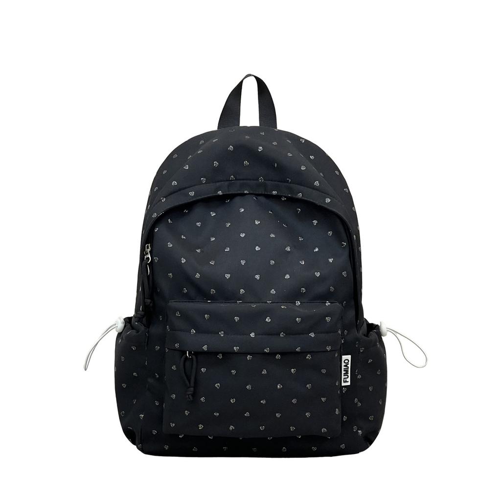 Schoolbag Korean version polka dot cute angel wings girl heart sweet little backpack Mori small fresh junior high school girls backpack