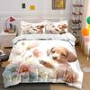 Floral Dreams, Puppy Charm. Bedding Sets Duvet Covers Pillowcases(1* Duvet Cover 2* Pillowcases Without Duvet Insert)