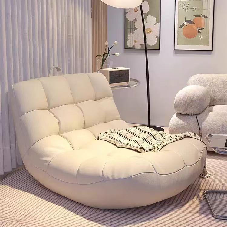 Caterpillar Single Sofa: Recline, Relax, Sleep—Ideal for Bedroom, Balcony, or Lounge Chair Use.