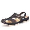 Fashion 2025 Summer Men's Slippers 5 Slip-On Garden Shoes Breathable Man Sandals Plus Size Male Beach Shoes Flip Flops Quick Dry