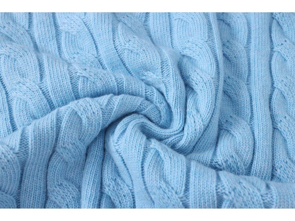 Herrtröja i ullblandning med flätstickning, hel dragkedja och krage - Perfekt för höst och vinter