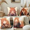 Spice And Wolf Anime Pillow Case Square Pillow Bedroom Sofa Leisure Comfort Cushion Car Home Decoration