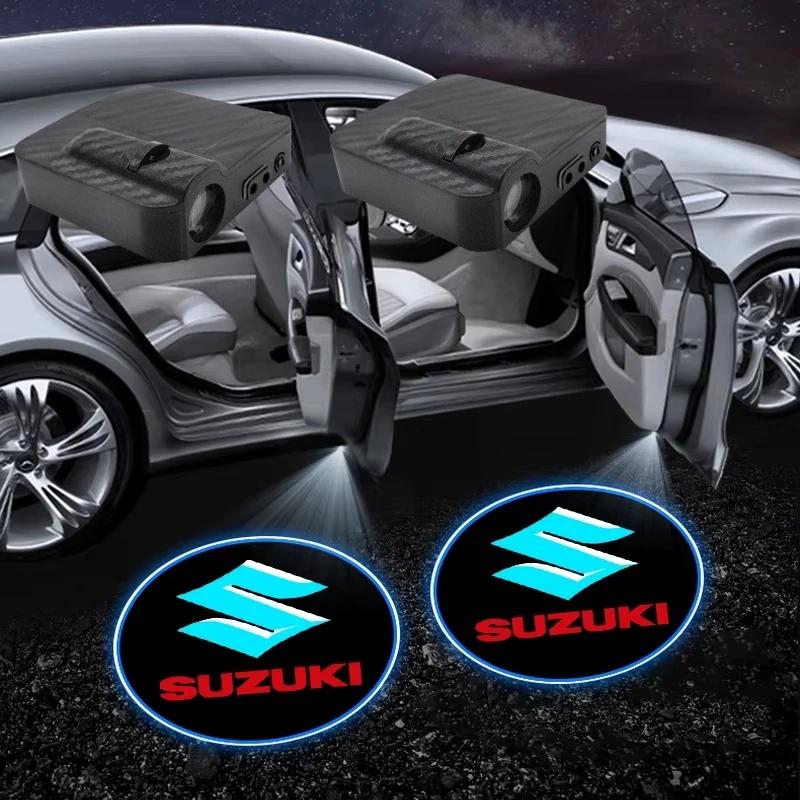 2 Stück Autotürleuchten Logo Projektor Für Suzuki JIMNY Grand vitara Sx4 swift Alto Auto Tür Willkommenslogo Projektorleuchten
