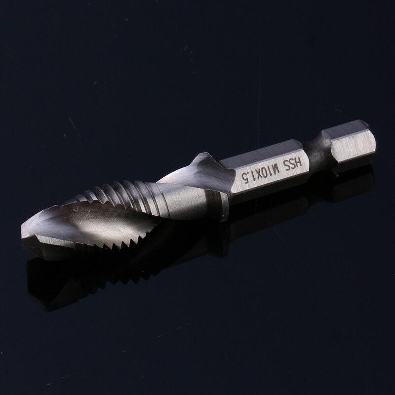 Premium Quality Hex Shank Titanium Plated Screw Thread Drill Bits Set Compound Tap Tool