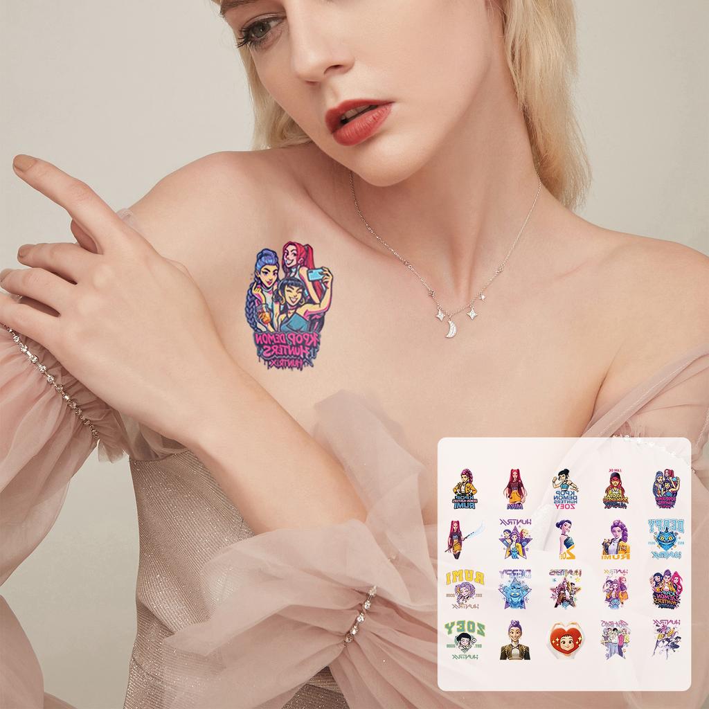 Witch  Stickers 20 Cartoon  Stickers Water Transfer Disposable Stickers