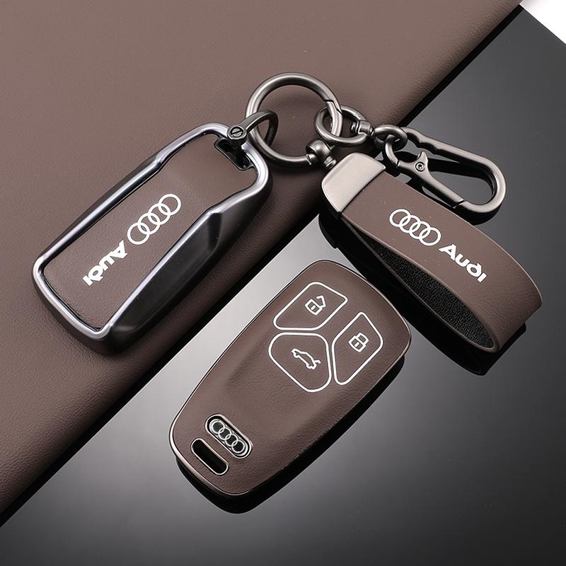 For Audi 8YFashion TPU Car Key Case Remote Control Key Full Cover Holder for Audi A4 B9 Q5 Q7 TT TTS 8S 2016 2017 Keychain Accessories