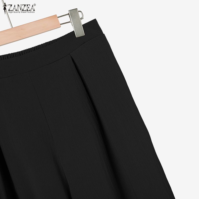 ZANZEA Women Sleeveless Vest Tops and Long Pants Casual Two Piece Suit Sets