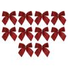 10Pcs/set Various Style Christmas Plaid Bow Plaid Bow Christmas Garland Accessories  Christmas