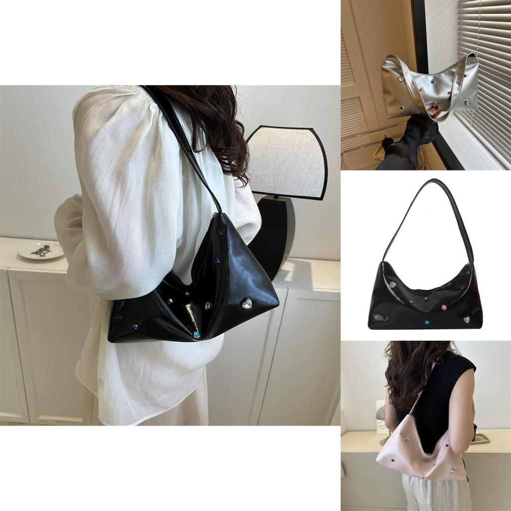 Stylish Commuter Tote Bag For Women 2023 Trendy Pu Leather Shoulder Bag